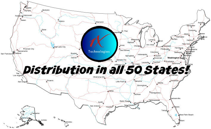 1X Custom multi-conductor cable - Distribution in all 50 States