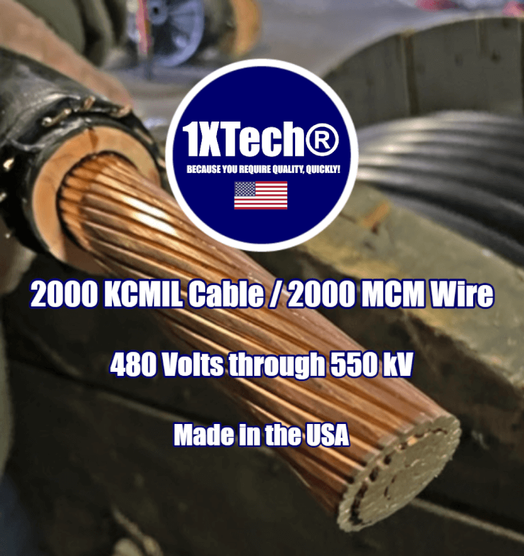 2000 MCM KCMIL Wire Cable Pricing, Cost to Buy, Manufacturers Specs, Suppliers