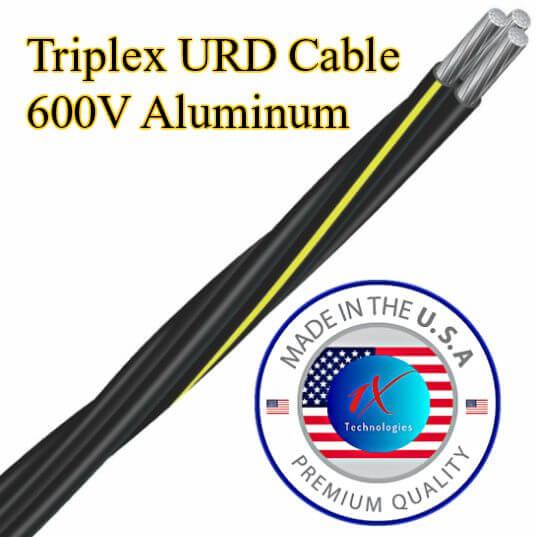 Triplex URD Cable [ 600V Direct Burial Underground Service Cable ]