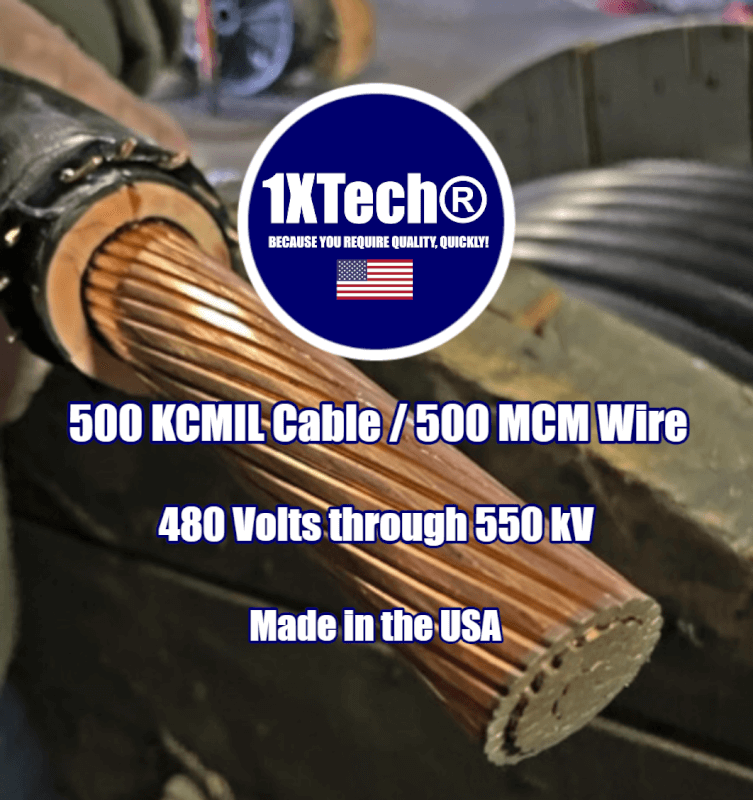 500 MCM Cable - 500 KCMIL Wire Pricing, Cost to Buy, Manufacturers Specs, Suppliers