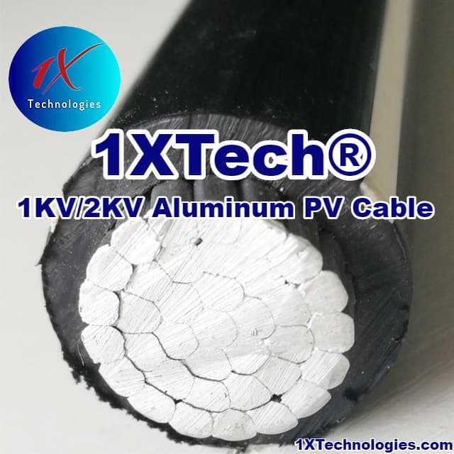 Aluminum MCM KCMIL Cable 1XTech, PV Cable, Photovoltaic Cable, 1kV, 2kV Price, Pricing, 1X Technologies Cable Company