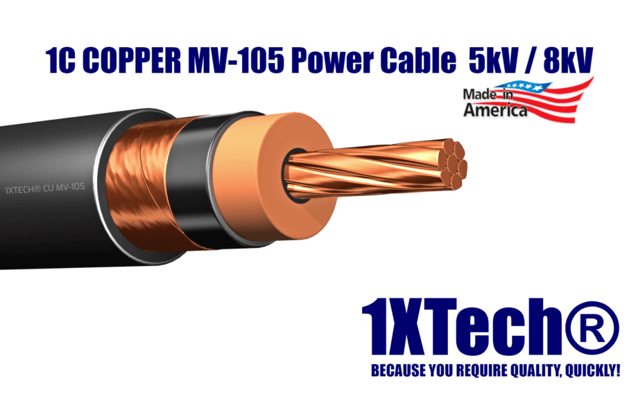 1C Copper 5kV 8kV MV-105 Power Cable