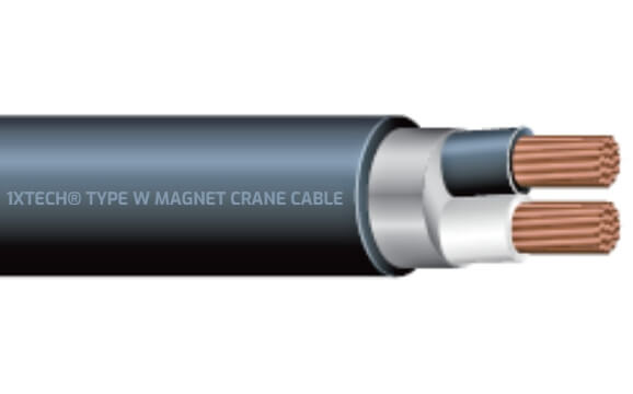 1XTECH Type W Magnet Crane Cable