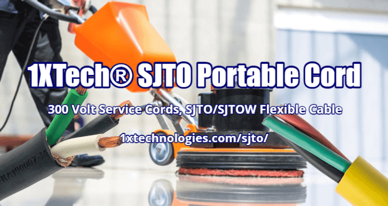 SJTO Portable Cord 300V Flexible Wire & Cable [Specs/Sizes/Amps/Price]