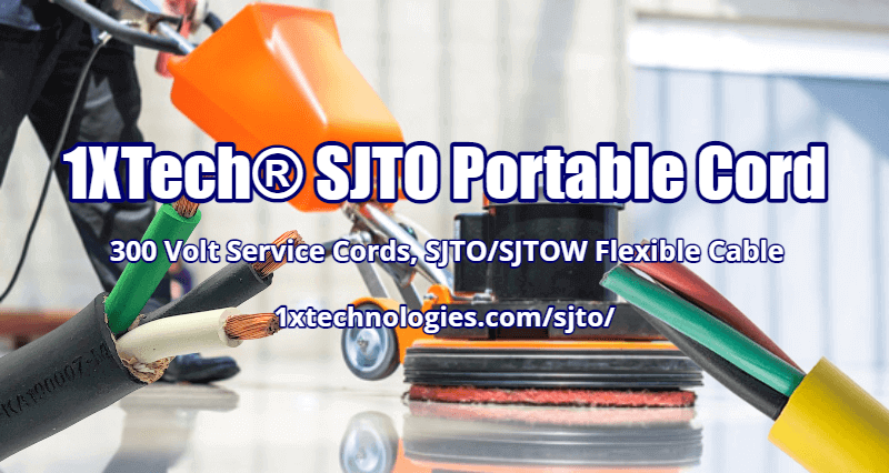 SJTO Portable Cord, Flexible Cable 300V (