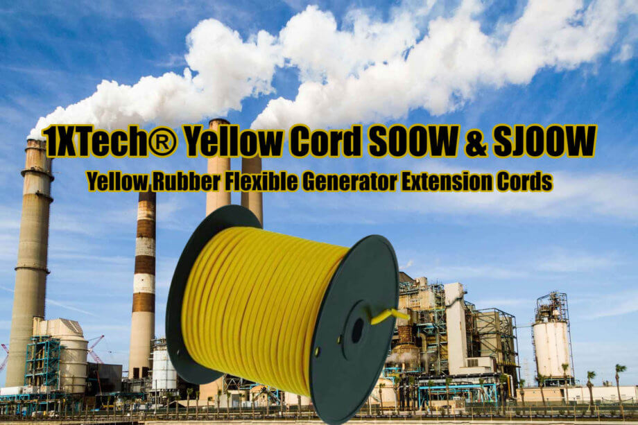 Yellow Cord SOOW SJOOW Rubber Flexible Generator Extension Cords Price Cost Buy