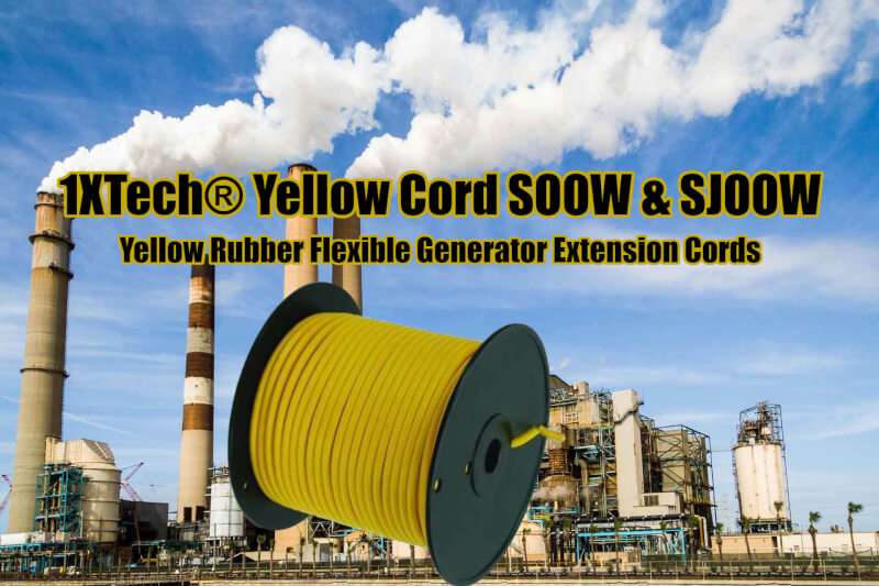 Yellow Cord SOOW SJOOW Rubber Flexible Generator Extension Cords Price Cost Buy
