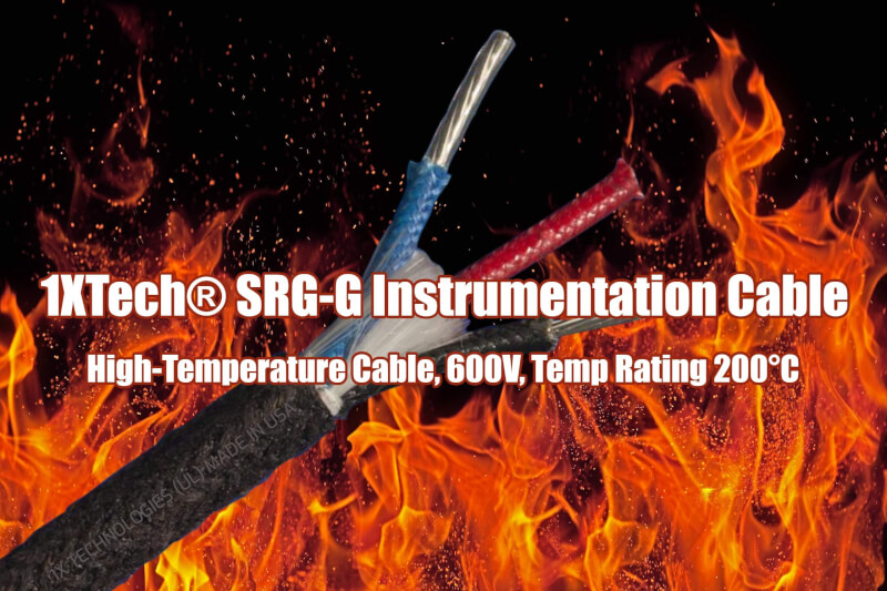 1XTech SRG-G Instrumentation Cable 600V Temp Rating 200°C Manufacturers Suppliers Price cost to buy