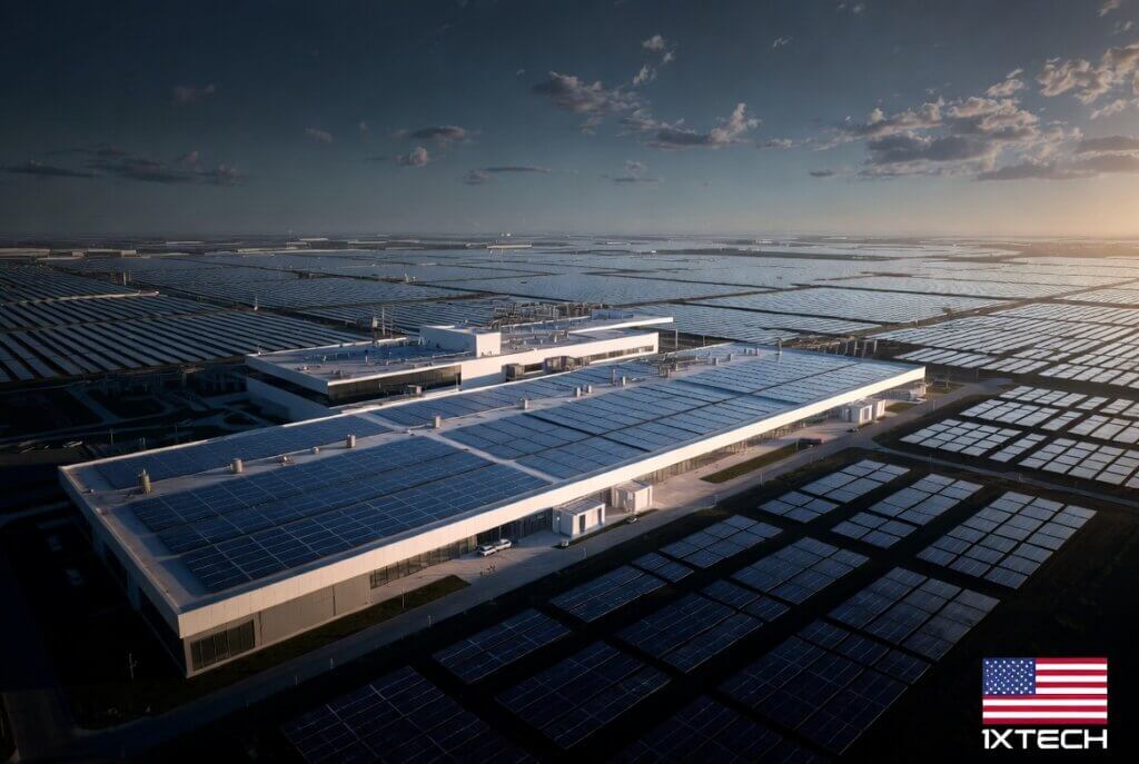 1X Technologies Solar Power for AI DATA CENTERS