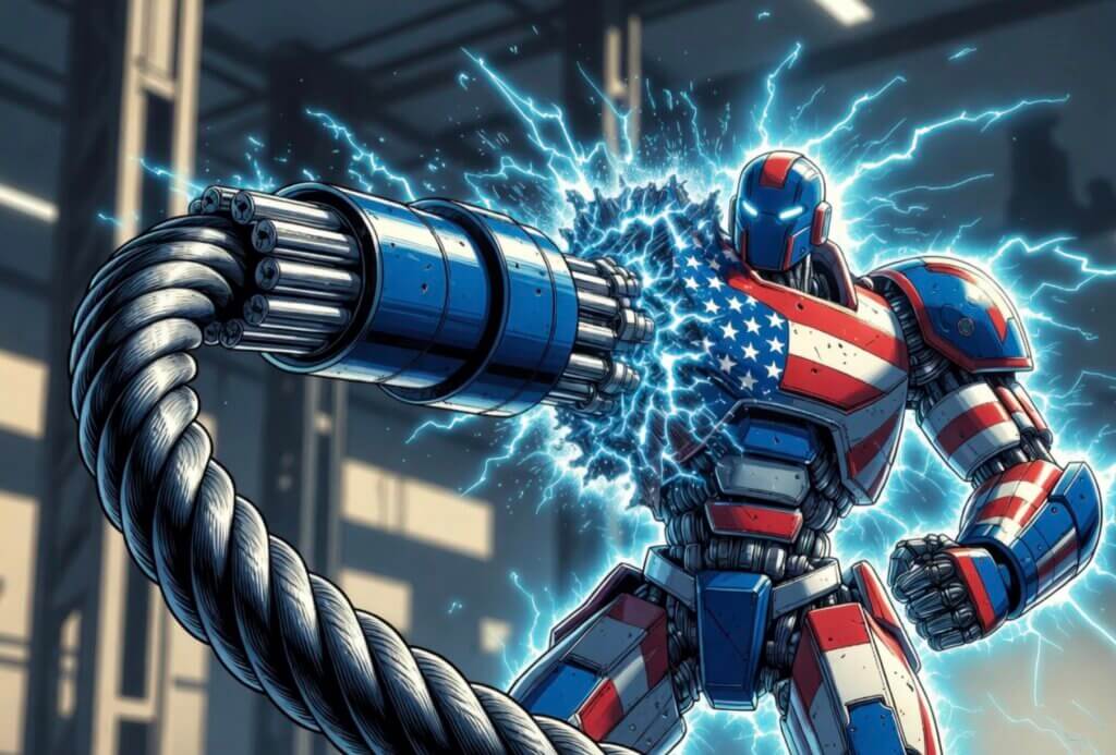 cable robot transformation 1X TECH