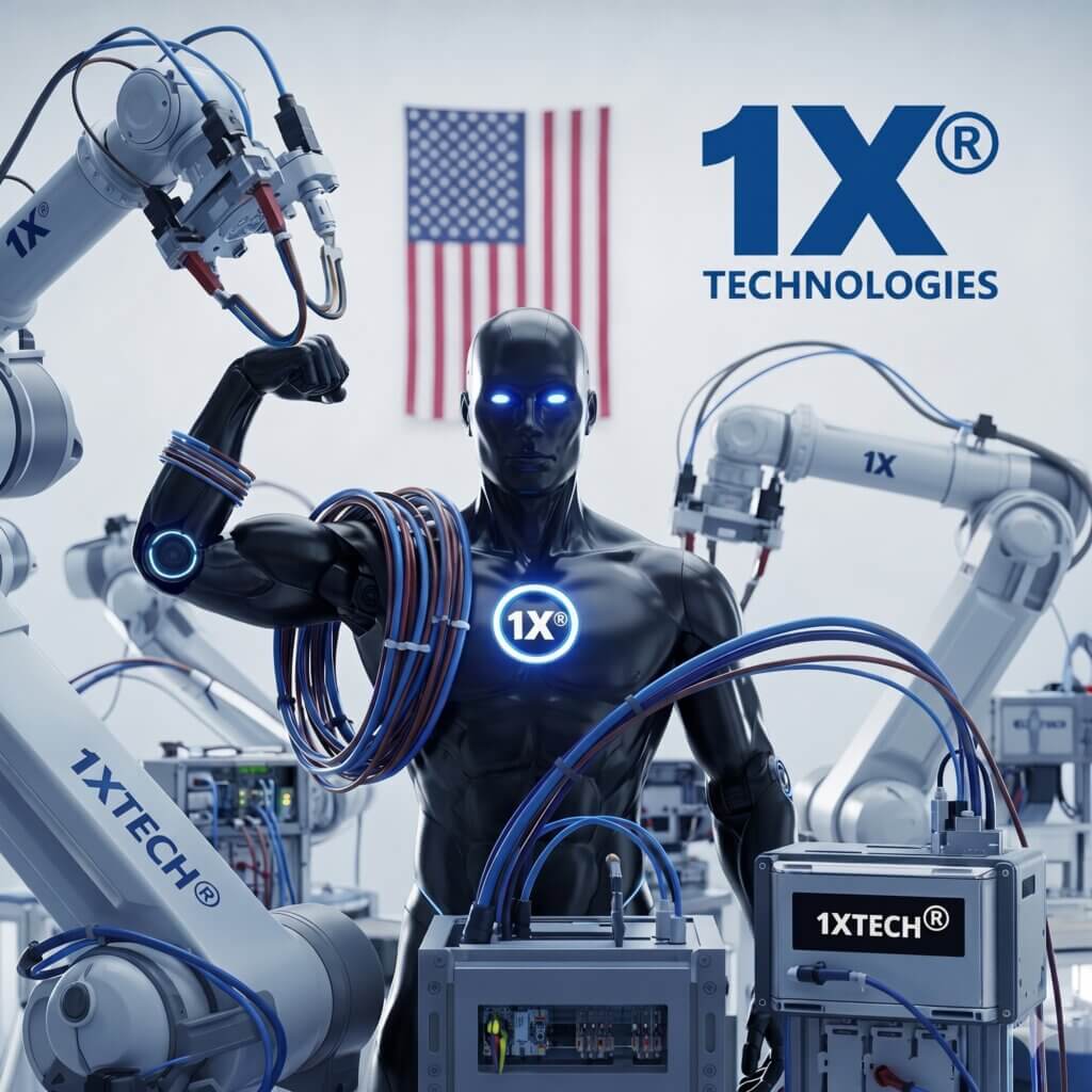 1X Flexing Humanoid Robot - America Flexing Its Muscle Behind AI & Robotics